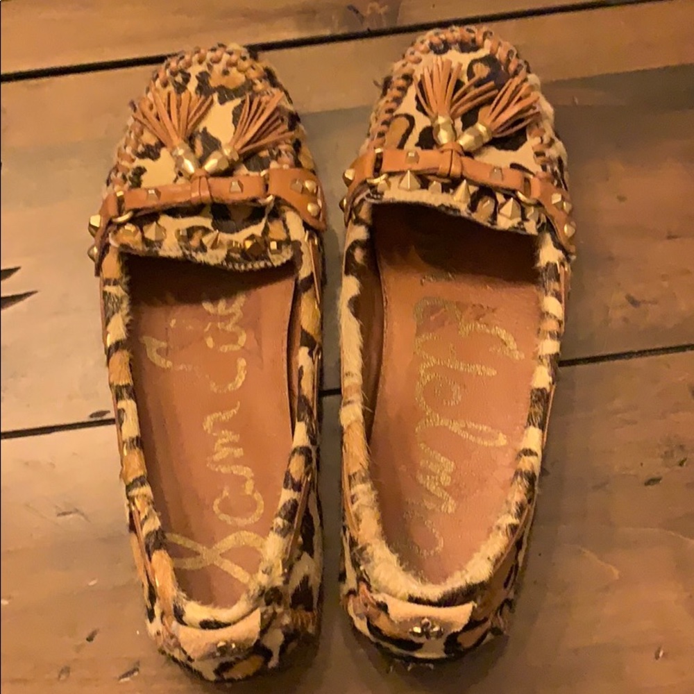 Sz 6 Sam Edelman leopard flats
